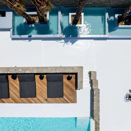 빌라 Black Villa- Cave Heated Pool Mykonos Town