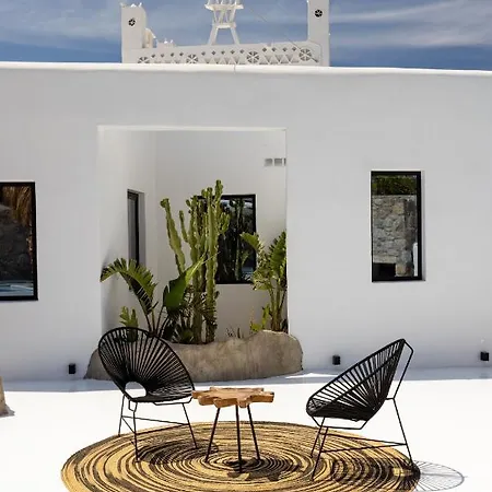 빌라 Black Villa- Cave Heated Pool Mykonos Town
