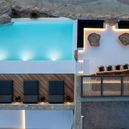 빌라 Black Villa- Cave Heated Pool Mykonos Town